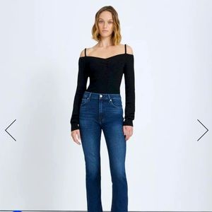 7 for all mankind highwaist slim kick jeans